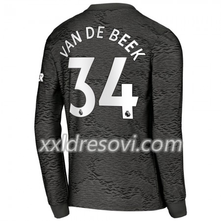 Manchester United Donny van de Beek 34 Drugi Nogometni Dres 2020-2021 Dugim Rukavima